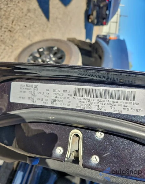 2019 Ram 2500 Powerwagon из США, поврежденный, VIN 3C6TR5EJ7KG613708